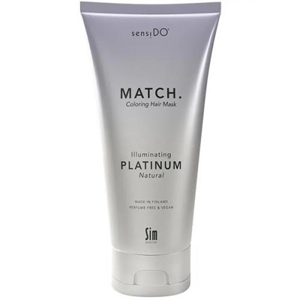 Sim Sensitive SensiDo Match Illuminating Platinum Natural - Маска оттеночная платиновая натуральная 200 мл