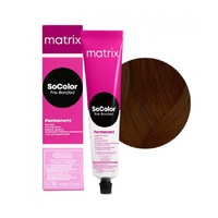 Matrix SoColor Pre-Bonder - Крем-краска для волос с бондером 5NW натуральный тёплый светлый шатен 90 мл