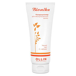 Ollin BioNika Non-Сolored Hair Conditioner - Кондиционер для неокрашенных волос 200 мл
