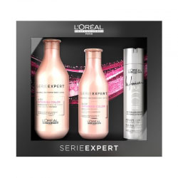 L'Oreal Professionnel Vitamino Color Aox - Подарочный набор (шампунь 300 мл + кондиционер 200 мл+ миниатюра лака 75 мл в подарок)  