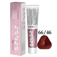 Estel Professional De Luxe Sense - Крем-краска для волос без аммиака 66/46 темно-русый медно-фиолетовый 60 мл
