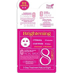 The Yeon 3 Step Treatment Natural Eight Flower - Трехшаговая маска с цветочным комплексом 28 мл