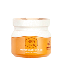 Etude House Honey Cera Eye Pack Cream - Крем-маска для век с экстрактом меда 28 мл