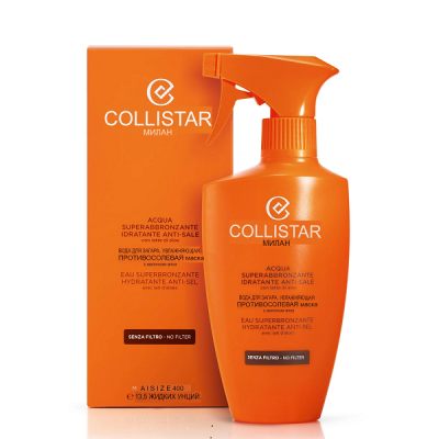 Collistar Special Perfect Tanning Water Moisturising Anti-Salt - Анти-солевая увлажняющая эмульсия для загара с молочком алое 400 мл