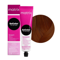 Matrix SoColor Pre-Bonded - Крем-краска для волос с бондером 5BC шатен коричнево-медный светлый 90 мл