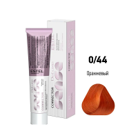 Estel Professional De Luxe Sense Corrector - Крем-краска для волос без аммиака 0/44 оранжевый 60 мл