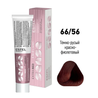 Estel Professional De Luxe Sense - Крем-краска для волос без аммиака 66/56 темно-русый красно-фиолетовый 60 мл