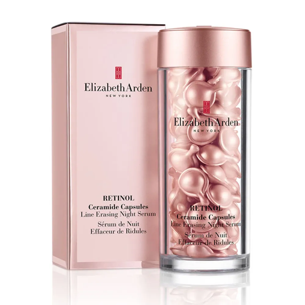 Elizabeth Arden Skin Care Ceramide Retinol Capsules Line Erasing Night Serum - Ночная антивозрастная сыворотка в капсулах для лица с церамидами и ретинолом 60 шт