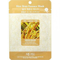 Mijin Cosmetics Essence Mask Rice Bran - Маска тканевая рисовые отруби 23 г