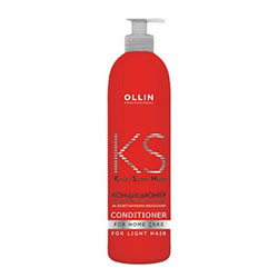 Ollin Keratine System Home Conditioner For Light Hair - Кондиционер для домашнего ухода за осветлёнными волосами 250 мл