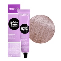 Matrix SoColor Sync Pre-Bonder Acidiс Toner - Тонер кислотный для волос с бондером 10PR жемчужный розовый 90 мл