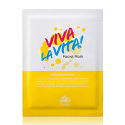 Lioele Viva La Vita Facial Mask - Маска для лица тканевая осветляющая 25 г