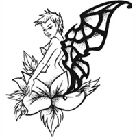 Temptu Pro Transfer Sweet Flower Fairy - Трансферная татуировка