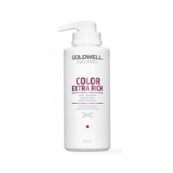 Goldwell Dualsenses Color Extra Rich 60SEC Treatment - Уход за 60 секунд для блеска окрашенных волос 500 мл