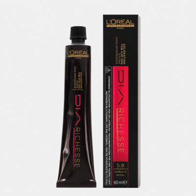 L'Oreal Professionnel Dia Richesse Ionène G Incell - Крем-краска щелочная без аммиака 5.8 60 мл