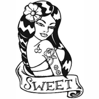 Temptu Pro Transfer Sweet Sweet Hawaiian Girl - Трансферная татуировка