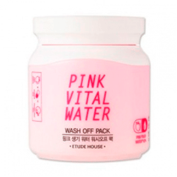 Etude House Pink Vital Water Wash Off Pack - Маска для лица с экстрактом персика 100 мл
