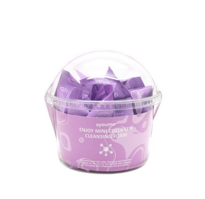 Ayoume Enjoy Mini Collagen Cleansing Foam - Набор пенка для умывания коллагеновая 3 гр х 30 шт