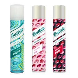 Batiste Dry Shampoo Kit Original + Naughty + Nice - Набор сухих шампуней 3x200 мл