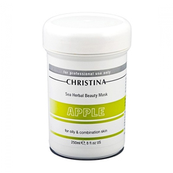Christina Sea Herbal Beauty Mask Green Apple - Яблочная маска красоты для жирной и комбинированной кожи 250 мл