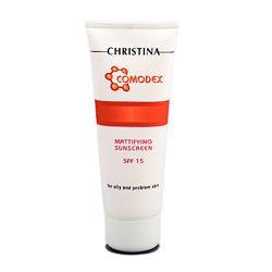 Christina Comodex Mattifying SunScreen SPF15 - Солнцезащитный крем с матовым эффектом для проблемной кожи SPF15 75 мл