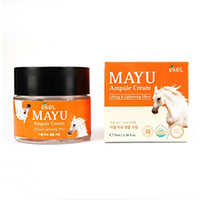 Ekel Mayu Ampoule Cream - Крем ампульный  для лица с лошадинным жиром 70 мл