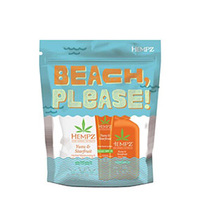 Hempz Beach, Please - Набор "привет,пляж" (текстурный спрей с морской солью 100 мл + бальзам для губ солнцезащитный увлажняющий юдзу и карамбола SPF 15 12 г + молочко солнцезащитное увлажняющее для тела SPF 30 66 мл)