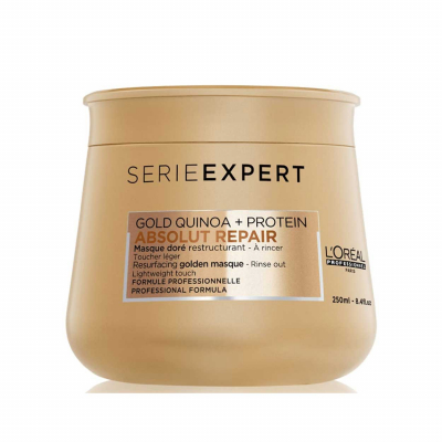 L'Oreal Professionnel Serie Expert Absolut Repair Gold Quinoa Mask - Маска с золотой текстурой для восстановления поврежденных волос 250 мл