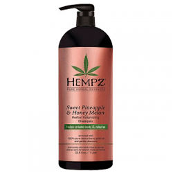 Hempz Sweet Pineapple and Honey Melon Volumizing Shampoo - Шампунь растительный ананас и медовая дыня для придания объёма 1000 мл