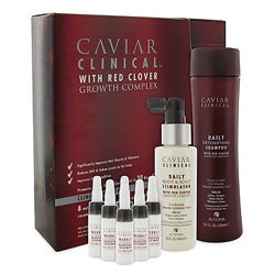 Alterna Caviar Clinical 3-Part System - Набор Caviar Clinical (Шампунь-детокс 250 мл+Спрей-активатор 100мл+Уход-активатор 6х6,7мл)