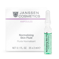 Janssen Cosmetics Skin Excel Glass Ampoules Normalizing Fluid - Нормализующий концентрат для уход за жирной кожей 25*2 мл