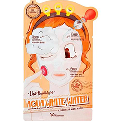 Elizavecca 3-Step Aqua White Water Mask Pac - 3-шаговая маска для лица увлажняющая 25 мл/2*2 мл