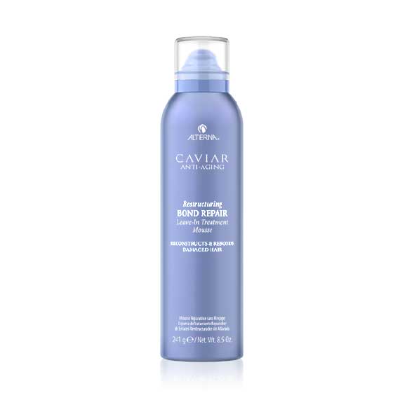 Alterna Caviar Anti-Aging Restructuring Bond Repair Leave-In Treatment Mousse - Интенсивный мусс-регенерация для протеинового восстановления структуры волос 241 г