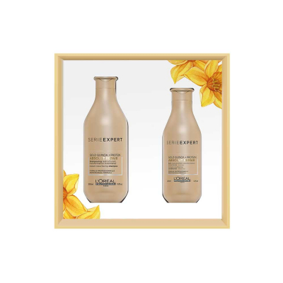 L'Oreal Professionnel Serie Expert Absolut Repair - Весенний набор (шампунь 300 мл, смываемый уход 200 мл)  