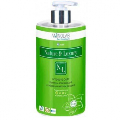 Nature and Luxury Intensive Care Shampoo - Шампунь освежающий с эфирным маслом сандала 730 мл