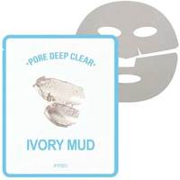 A'pieu Pore Deep Clear Ivory Mud Mask - Маска для лица тканевая глиняная 15 г