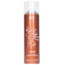 Kapous Magic Keratin - Лак аэрозольный для волос нормальной фиксации с кератином 250 мл 