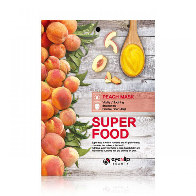 Eyenlip Super Food Peach Mask - Маска на тканевой основе (персик) 23 мл