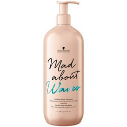 Schwarzkopf Mad About Waves Sulfate Free Cleanser  - Безсульфатный очищающий крем-шампунь для волнистых волос 1000 мл