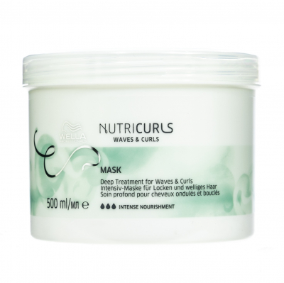 Wella Nutricurls Mask - Питательная маска для вьющихся и кудрявых волос 500 мл