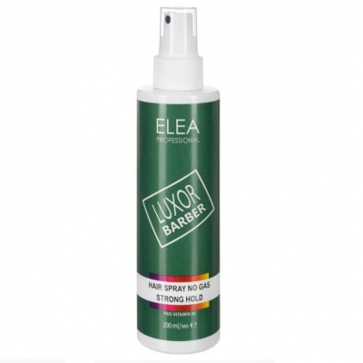 Elea Professional Luxor Barber Hair Spray No Gas Strong Hold - Жидкий лак для волос сильной фиксации (без газа) 200 мл