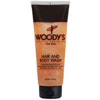 Woody's Hair and Body Wash - Шампунь, кондиционер и гель для душа 296 мл