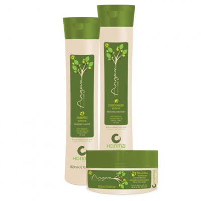 Honma Tokyo Argan Perfect Care - Набор для окрашенных, тонких, склонных к сухости волос (шампунь 300 мл, кондиционер 300 мл, маска 300 мл)