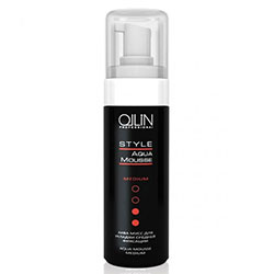 Ollin Style Aqua Mousse Medium - Аква мусс для укладки средней фиксации 150 мл