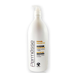 Barex Permesse Blonde Hair Conditioner with Amber and Honey extracts - Бальзам для осветленных волос с экстрактом янтаря и мёдом 1000 мл