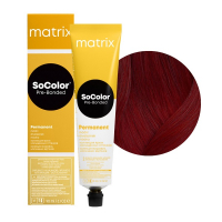 Matrix SoColor Pre-Bonded - Крем-краска для волос с бондером 5RR+ светлый шатен глубокий красный 90 мл