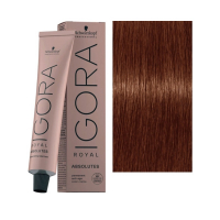 Schwarzkopf Professional Igora Absolutes - Стойкая крем-краска для зрелых волос 7-470 Средний русый бежевый медный натуральный 60 мл