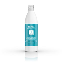 Tefia Treats By Nature Shampoo For Damaged And Chemically Treated Hair - Шампунь для поврежденных и химически обработанных волос с маслом арганы и макадамии 1000 мл