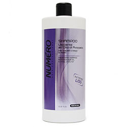 Brelil Numero Liss Smoothing Shampoo - Шампунь разглаживающий с маслом авокадо для пушистых и непослушных 1000 мл
