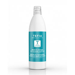 Tefia Treats By Nature Balsam For Damaged And Chemically Treated Hair - Бальзам для поврежденных и химически обработанных волос с маслом арганы и макадамии 1000 мл